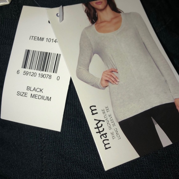 Matty M Women's Signature Long Sleeve Knit Tunic Top New - Picture 3 of 6